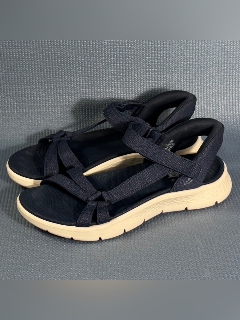 Skechers Women's Hands Free Slip-ins: Swift-Fit Navy Blue Sandals Size 8